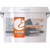ecoroom PU 20 двухкомпонентный полиуретановый герметик, ведро 12,5 кг
